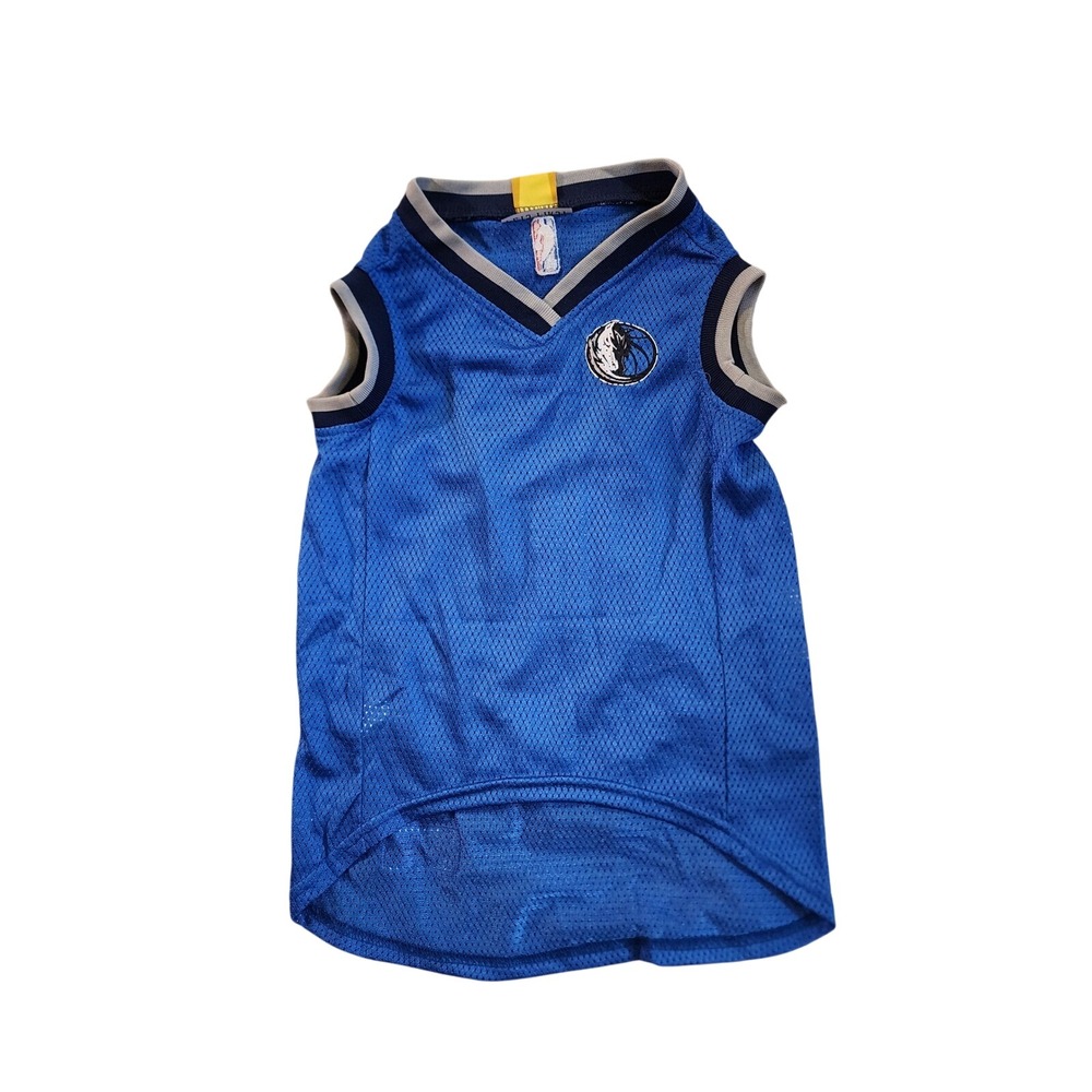 NBA Pets First Dallas Mavericks Dog Jersey Blue Number 10‎ - Picture 2 of 4